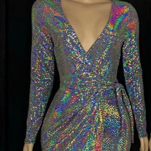 Heather holographic dress